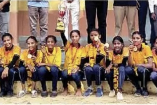 गोलाणा गांव की 4 छात्राओं का राज्य स्तर की स्पर्धा के लिए चयन