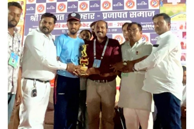 तखतगढ-कुमावत कुम्हार प्रजापत समाज द्वारा रात्रिकालीन क्रिकेट टूर्नामेंट